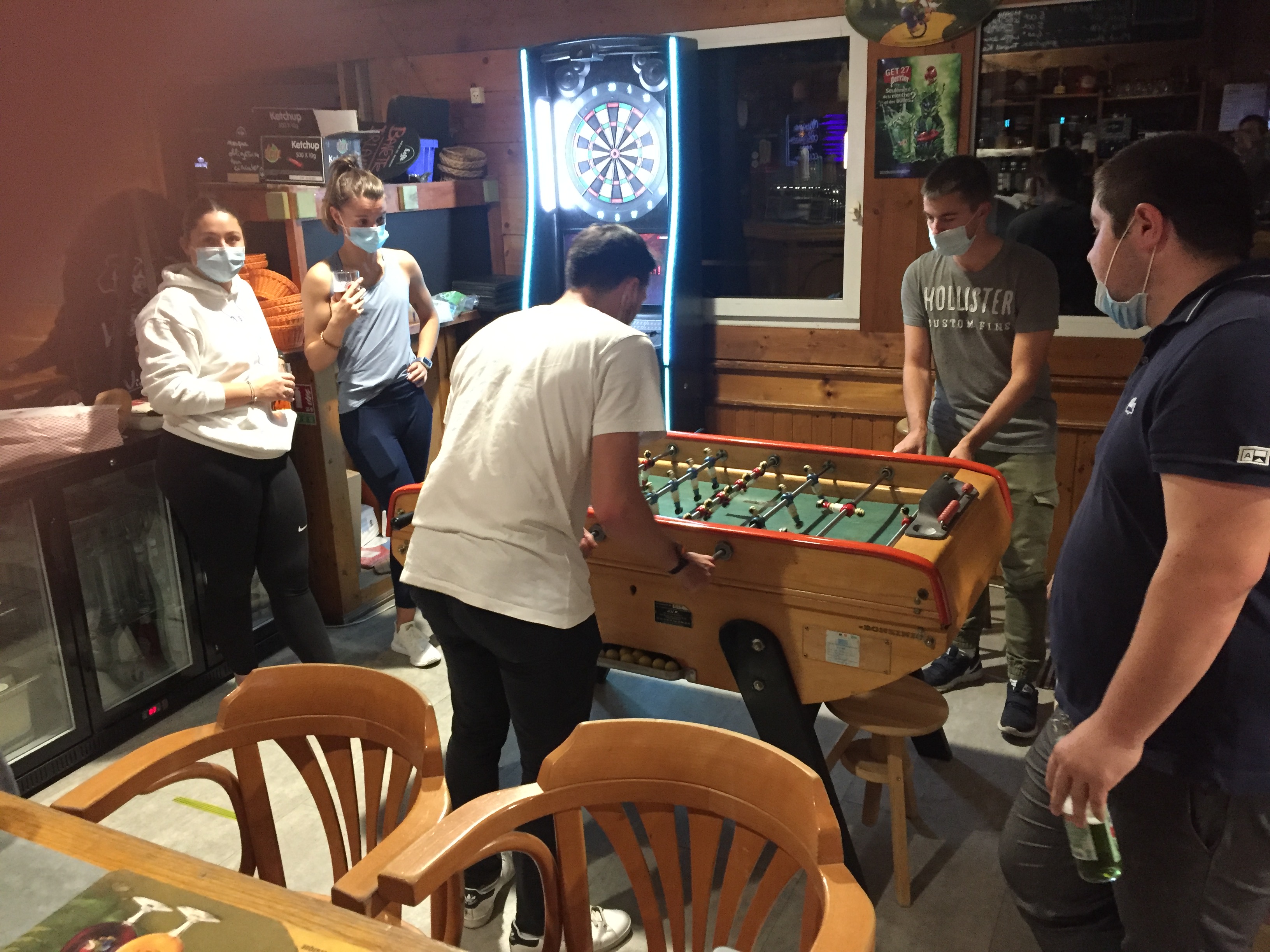 Intérieur de la Brasserie Le SCO